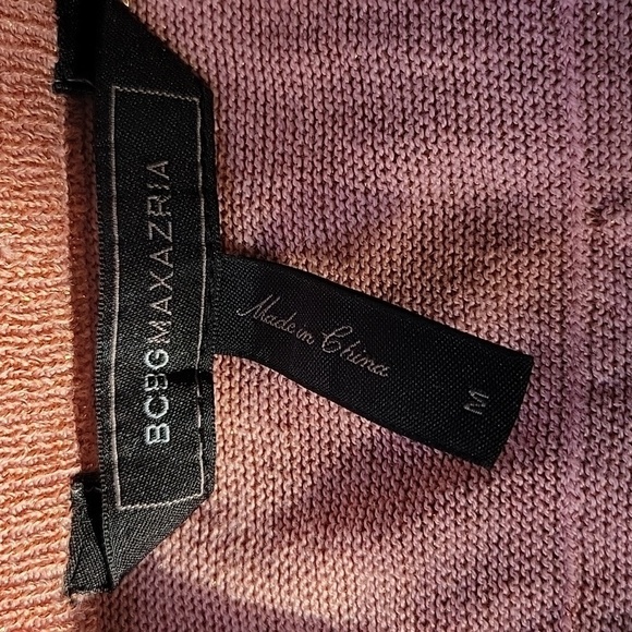 BCBG MaxAzria LeeAnn Tiered Mini Skirt M Blush Metallic Bodycon Chic Party - Picture 8 of 10